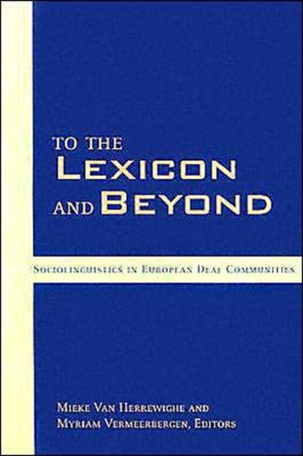 Book cover of: To the Lexicon and Beyond