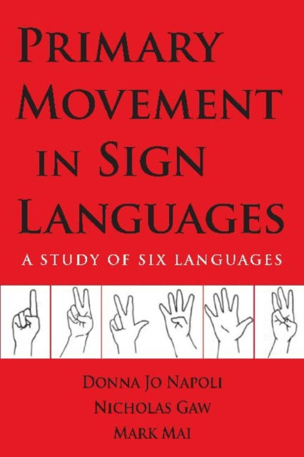Book cover of: Primary Movement in Sign Languages - A Study of Six Languages. By: Donna Jo Napoli