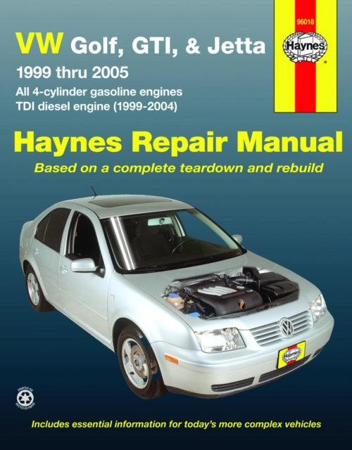 Book cover of: VW GOLF, GTI, & JETTA (1999-2005). By: Jay Storer