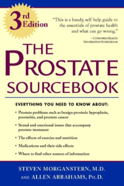 Book cover of: Prostate Sourcebook. By: Steven Morganstern