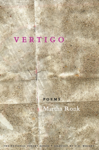 Book cover of: Vertigo. By: Martha Clare Ronk, Martha Ronk