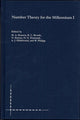 Book cover of: Number Theory for the Millennium I. By: Millennial Conference on Number Theory
