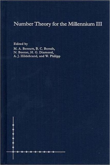 Book cover of: Number Theory for the Millennium III. By: Millennial Conference on Number Theory
