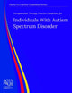 Book cover of: Occupational Therapy Practice Guidelines for Individuals with Autism Spectrum Disorder. By: Scott D. Tomchek