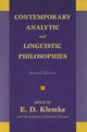 Book cover of: Contemporary Analytic and Linguistic Philosophies