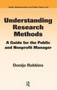 Book cover of: Understanding Research Methods. By: Donijo Robbins