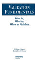 Book cover of: Validation Fundamentals