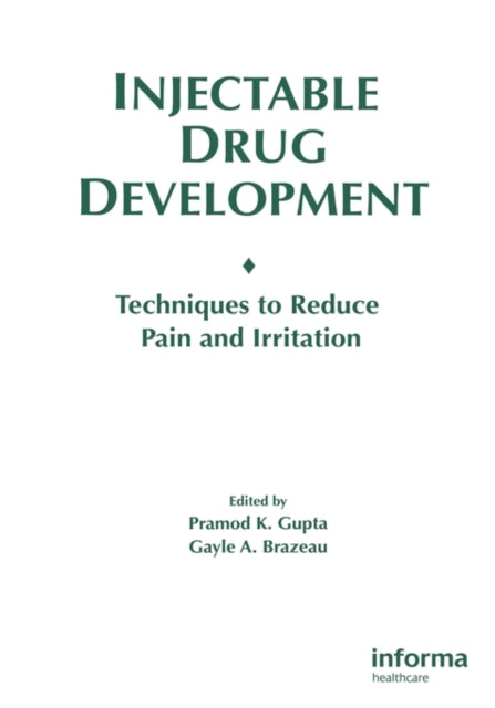 Book cover of: Injectable Drug Development