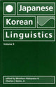 Book cover of: Japanese/Korean Linguistics, Volume 9