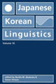 Book cover of: Japanese/Korean Linguistics, Volume 10