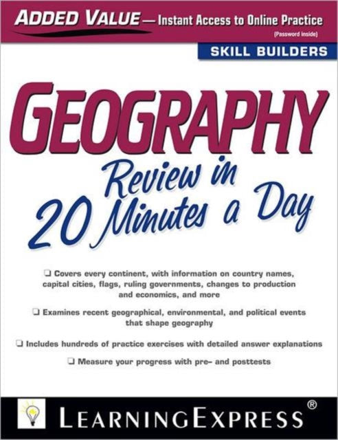 Book cover of: Geography Review in 20 Minutes a Day