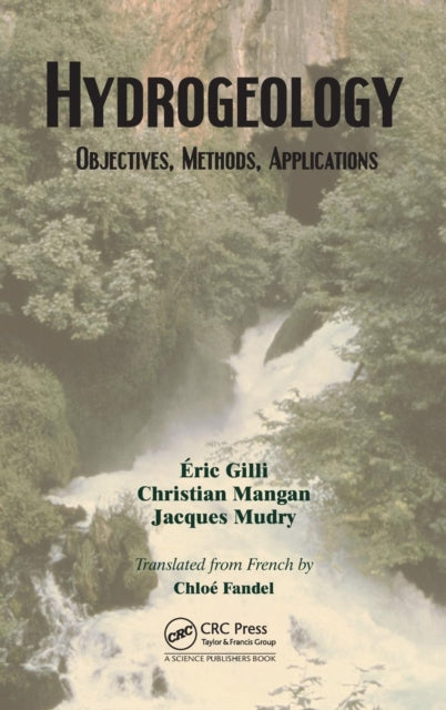 Book cover of: Hydrogeology. By: Éric Gilli