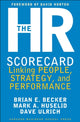 Book cover of: HR Scorecard. By: Brian E. Becker