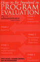 Book cover of: How to be Involved in Program Evaluation. By: McNeil Keith