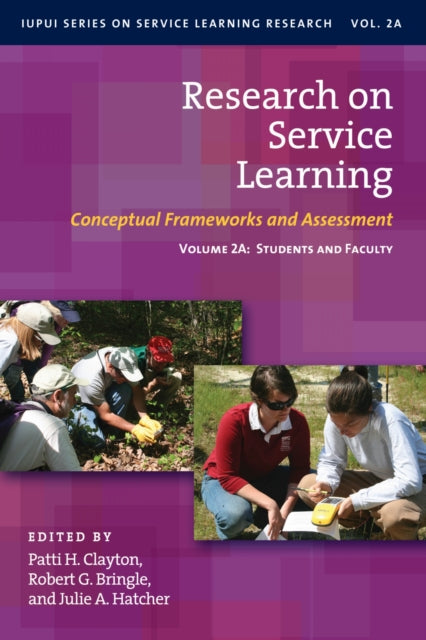 Book cover of: Research on Service Learning. By: Patti H. Clayton