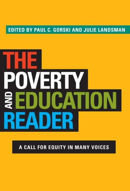 Book cover of: Poverty and Education Reader. By: Julie Landsman