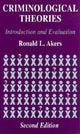 Book cover of: Criminological Theories. By: Ronald L. Akers