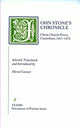 Book cover of: John Stone's Chronicle. By: John Stone