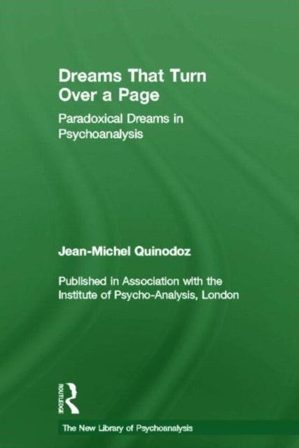 Book cover of: Dreams That Turn Over a Page. By: Jean-M Quinodoz