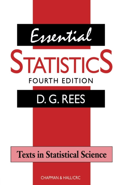 Book cover of: Essential Statistics. By: D.G. Rees