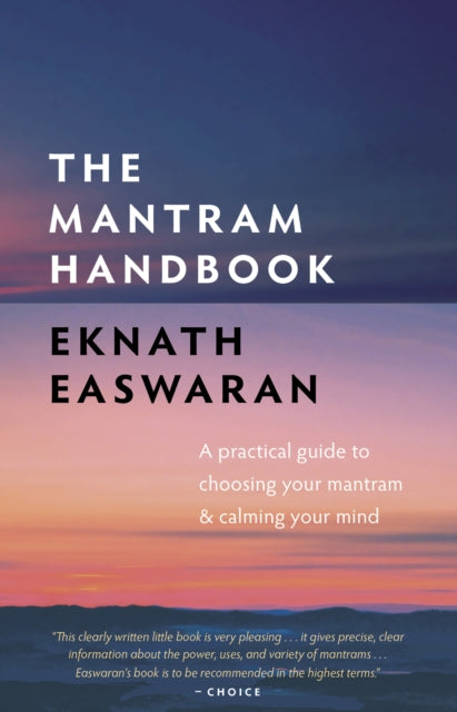 Book cover of: Mantram Handbook. By: Eknath Easwaran
