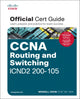 Book cover of: CCNA Routing and Switching ICND2 200-105 Official Cert Guide. By: ODOM, WENDELL