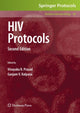 Book cover of: HIV Protocols. By: Vinayaka R. Prasad