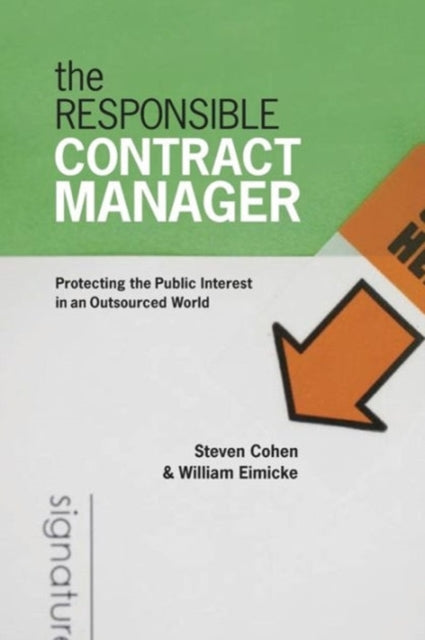 Book cover of: Responsible Contract Manager. By: Cohen, Steven