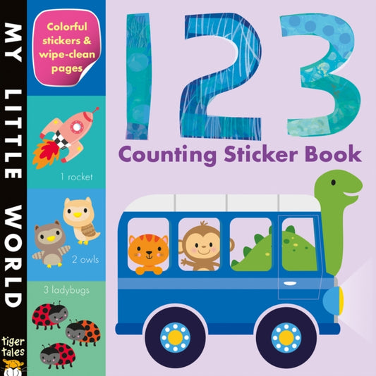 Book cover of: 123 Counting Sticker Book. By: Jonathan Litton