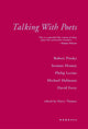 Book cover of: Talking With Poets. By: Robert Pinsky