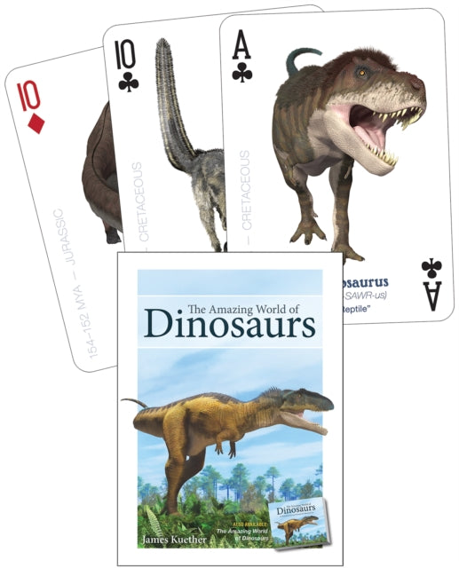 Book cover of: Amazing World of Dinosaurs. By: James Kuether