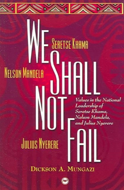 Book cover of: We Shall Not Fail
