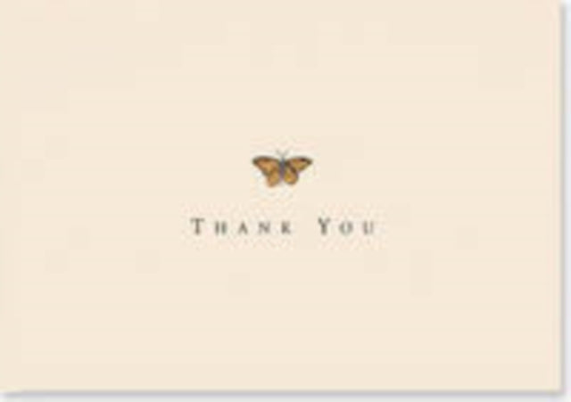 Book cover of: Thank You Notes Gold Butterfly. By: PETER PAUPER PRESS