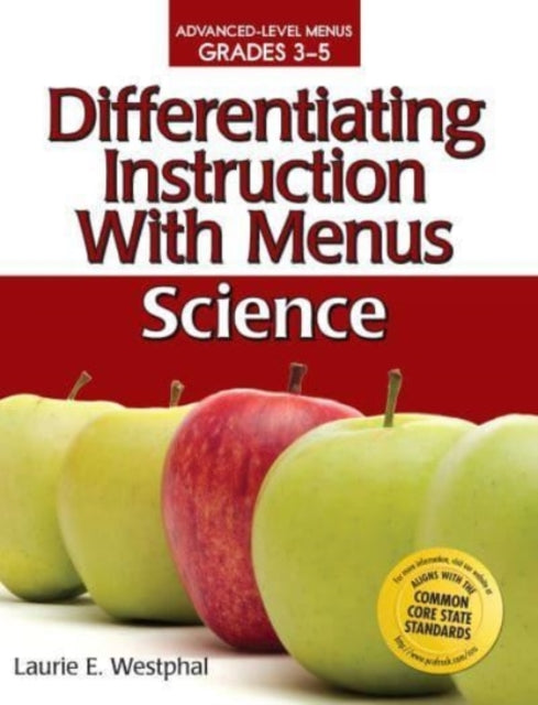 Book cover of: Differentiating Instruction With Menus. By: Laurie E. Westphal