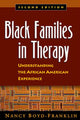 Book cover of: Black Families in Therapy, Second Edition. By: Nancy Boyd-Franklin