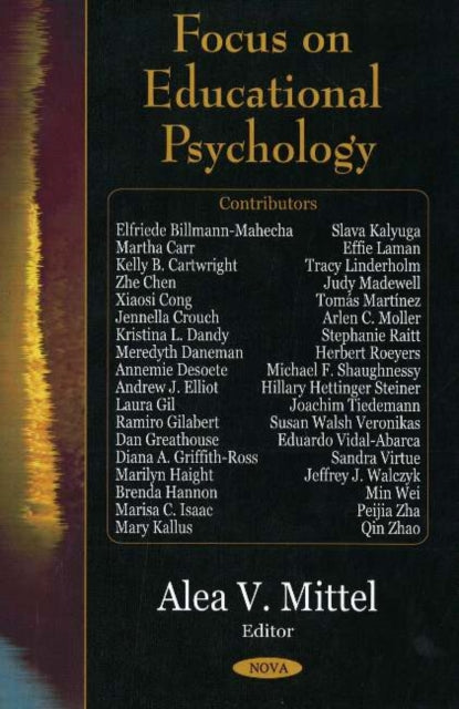 Book cover of: Focus on Educational Psychology. By: Alea V. Mitel