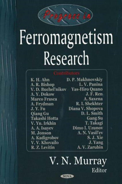 Book cover of: Progress in Ferromagnetism Research