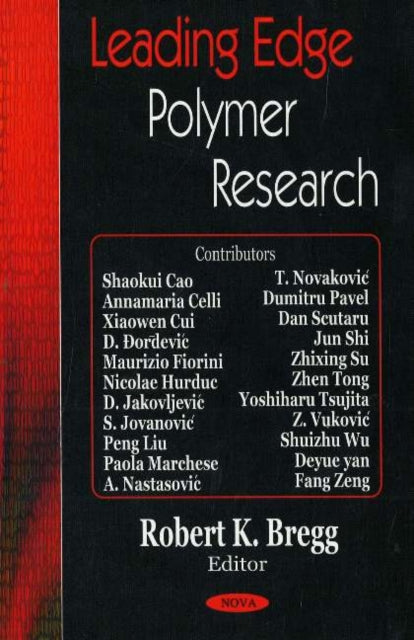 Book cover of: Leading Edge Polymer Research