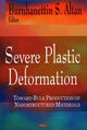 Book cover of: Severe Plastic Deformation. By: Burhanettin S. Altan