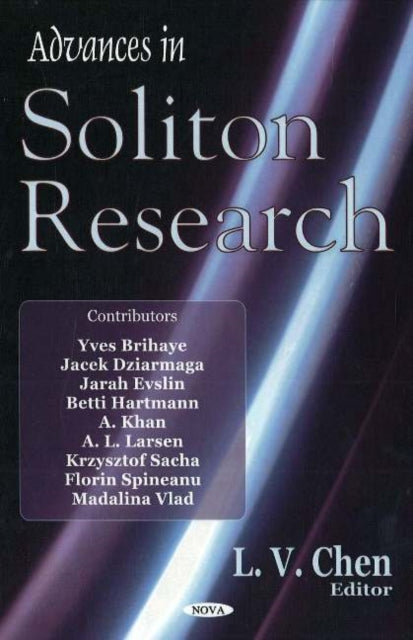 Book cover of: Advances in Soliton Research