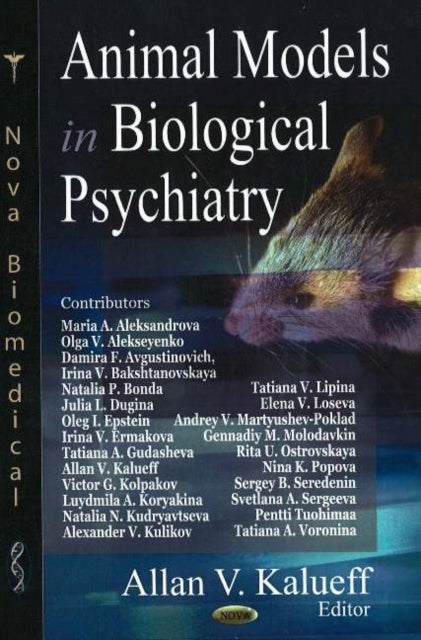 Book cover of: Animal Models in Biological Psychiatry
