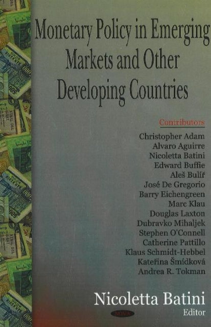Book cover of: Monetary Policy in Emerging Markets & Other Developing Countries. By: Nicoletta Batini