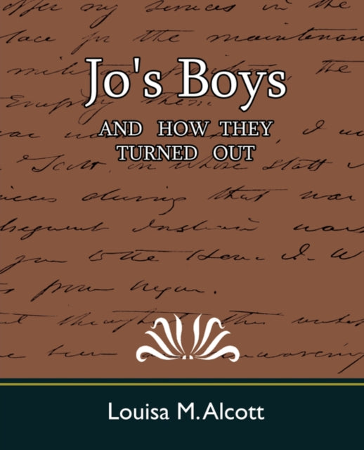 Book cover of: Jo's Boys. By: Louisa May Alcott