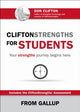 Book cover of: CliftonStrengths for Students. By: Gallup