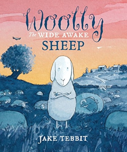 Book cover of: Woolly the Wide Awake Sheep. By: Jake Tebbit