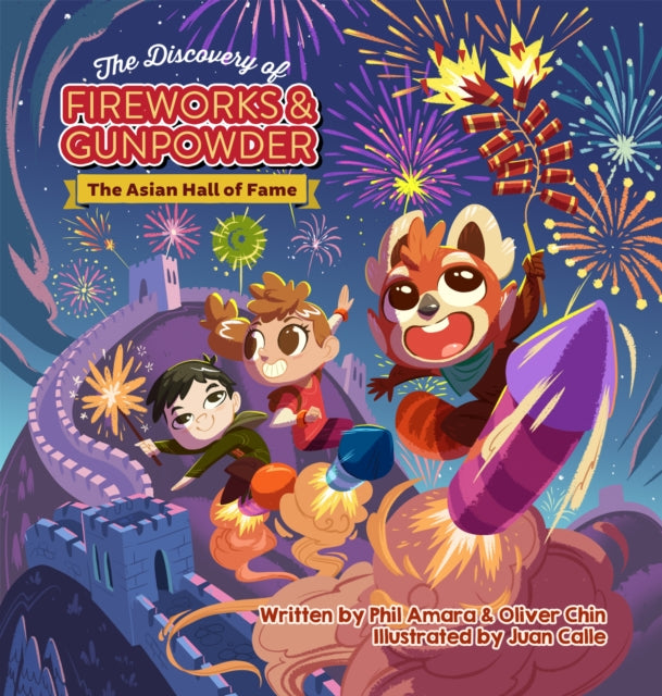 Book cover of: Discovery of Fireworks and Gunpowder. By: Phil Amara
