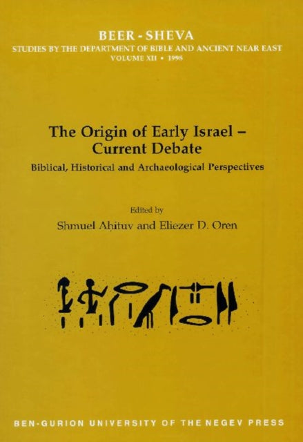Book cover of: Origin of Early Israel-Current Debate. By: Shmuel Aḥituv
