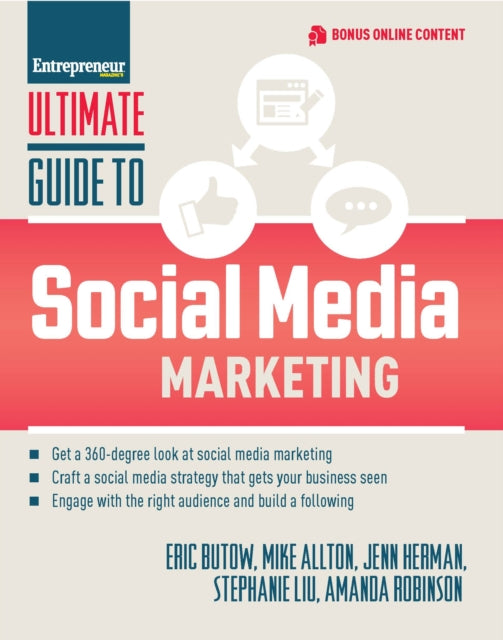 Book cover of: Ultimate Guide to Social Media Marketing. By: Eric Butow