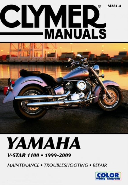 Book cover of: Yamaha V-Star 1100 Series Motorcycle (1999-2009) Service Repair Manual. By: James Grooms