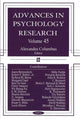 Book cover of: Advances in Psychology Research. By: Alexandra Columbus